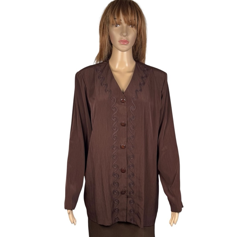NWT New Vintage S. G. Sport Collection Brown Blazer Size L